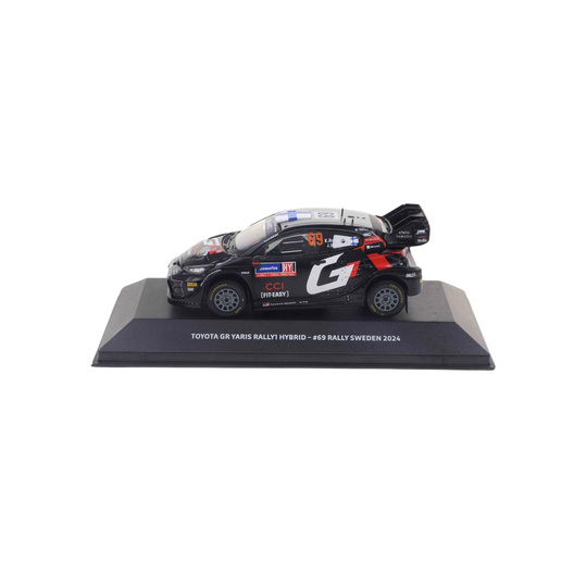 Toyota Gazoo Racing 1:43 GR Yaris K. Rovanpera Rally Sweden Model Car