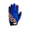 Guantes de mecánico Sparco MECA-3 azules/naranjas