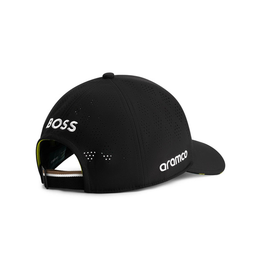 2025 Aston Martin Aramco F1 Mens Team Baseball Cap black