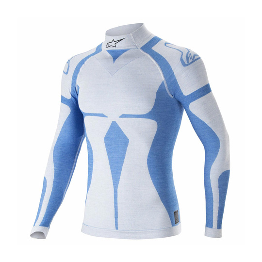 Alpinestars Italy ZX EVO V2 Longsleeve Top White/Blue (FIA