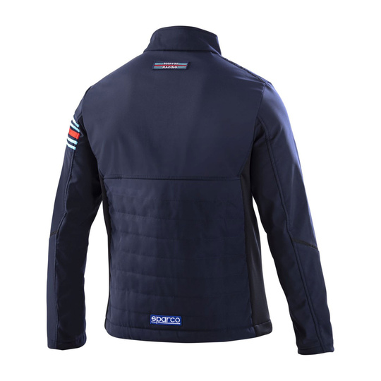 Chaqueta softshell Sparco Martini Racing azul marino