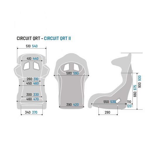 Asiento baquet Sparco Circuit II QRT MY19 (FIA)