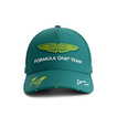 2025 Aston Martin Aramco F1 Kids Alonso Team Baseball Cap green