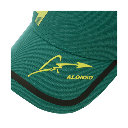 2024 Aston Martin UK Mens Alonso Kimoa Tech Baseball Cap green