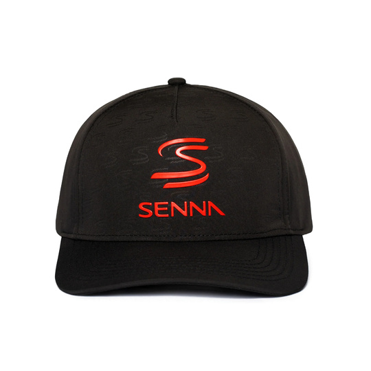 2026 Ayrton Senna Collection Debossed Logo Hat Black