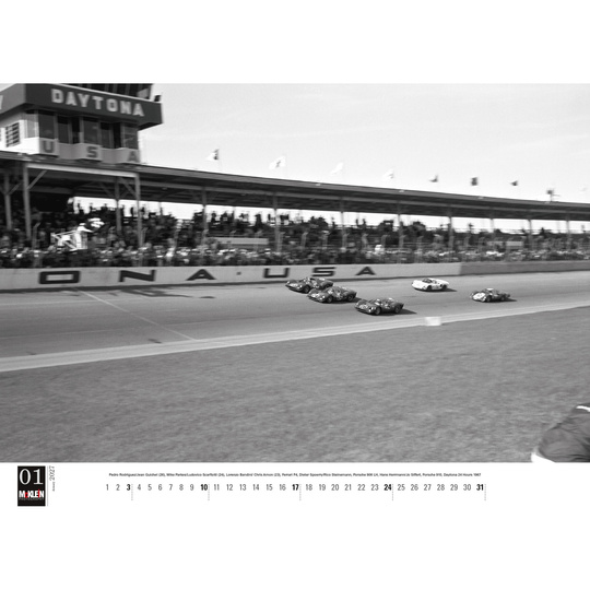  Calendario de pared Motorsport Classic McKlein 2026