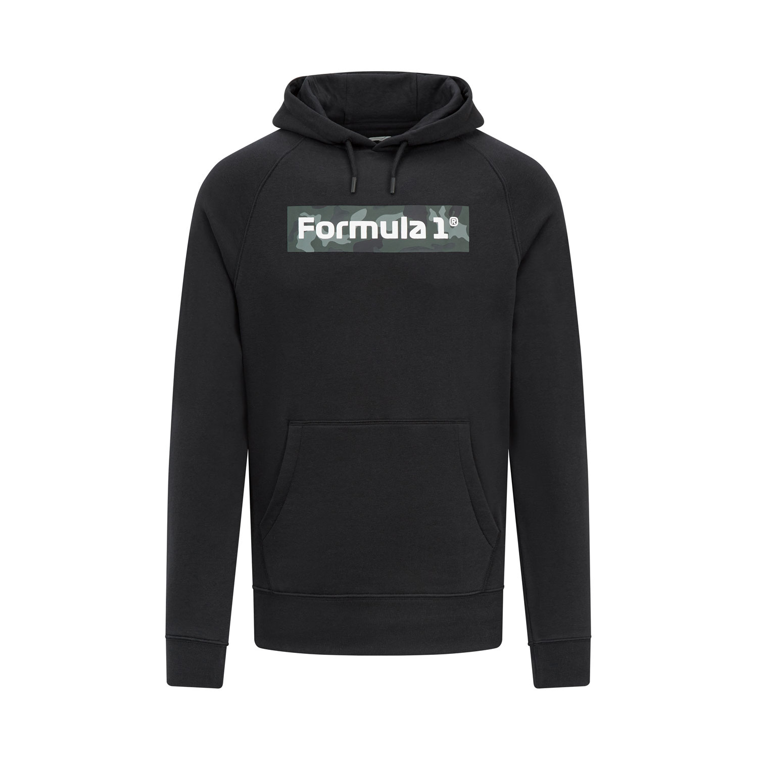 Formula 1 Mens Hoodie Camo Black