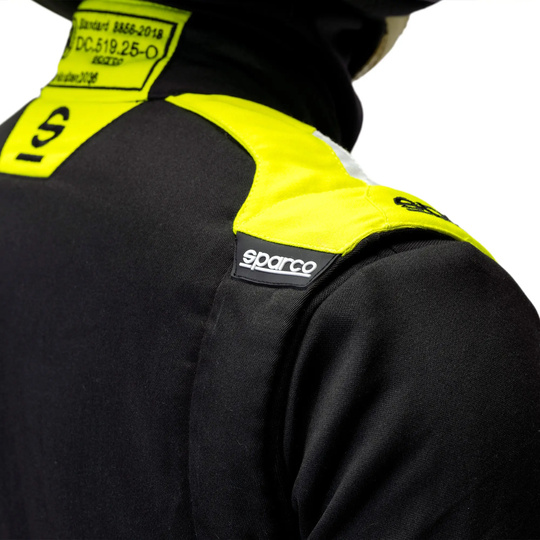 Sparco Sprint Advanced Race Suit Black/Yellow (FIA)