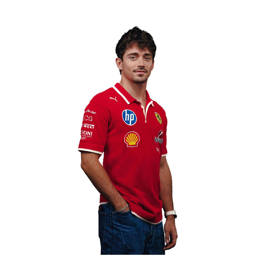 2025 Scuderia Ferrari F1 Men's China GP Polo Shirt red
