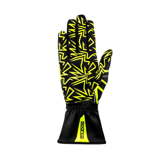 Sparco K-Rookie Racing Gloves Black/Yellow