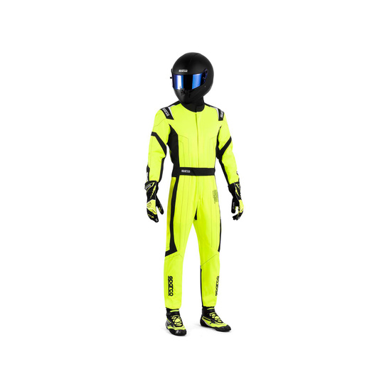 Combinaison karting enfant Sparco Thunder jaune (FIA)