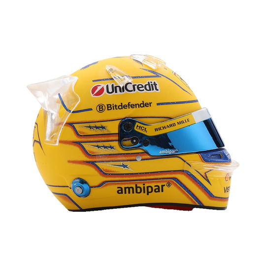 Casque miniature Scuderia Ferrari F1 Lewis Hamilton Miami GP 1:5