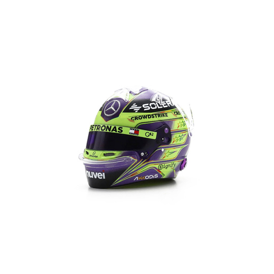 Miniature 1:5 Casque Lewis Hamilton British GP Mercedes AMG F1