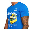 2025 Ayrton Senna F1 Collection Mens Helmet Graphic T-Shirt
