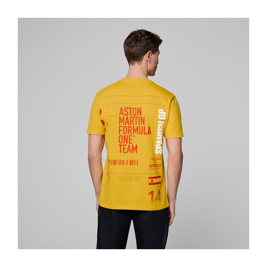 2025 Aston Martin Aramco F1 Men's GP Spain T-Shirt