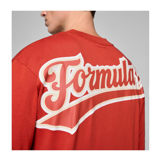 2025 Formula 1 Puma Men's Heritage Logo Red T-shirt