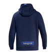 Sudadera con capucha Sparco Lancia HF Delta Integrale azul marino/amarilla