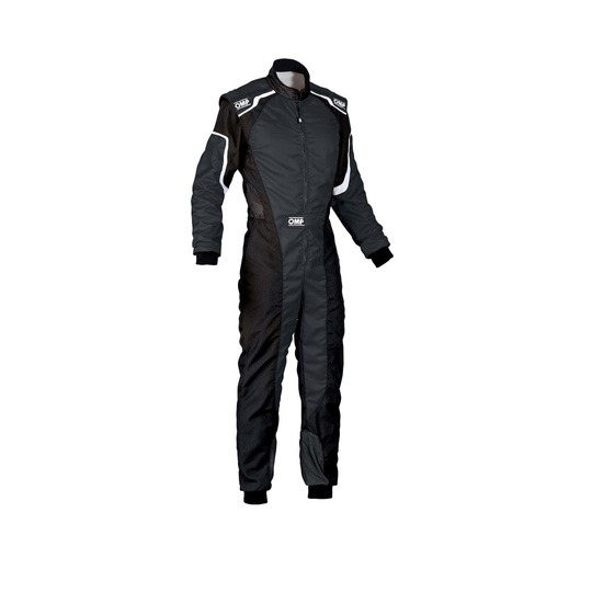 OMP Italy KS-3 MY19 Kids Karting Suit Black (with CIK FIA homologation)