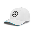 2024 Mercedes AMG Petronas F1 Russell White Baseball Cap