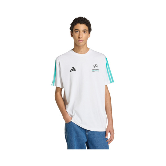 Camiseta Mercedes AMG F1 DNA Logo 2026 blanca