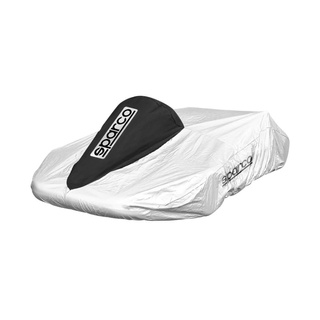 Sparco Italy Kart Cover silver/black