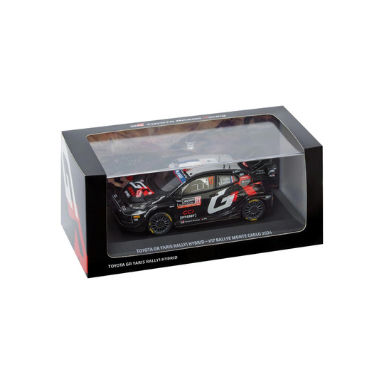 Toyota Gazoo Racing 1:43 GR Yaris S. Ogier Rally Monte Carlo Model Car
