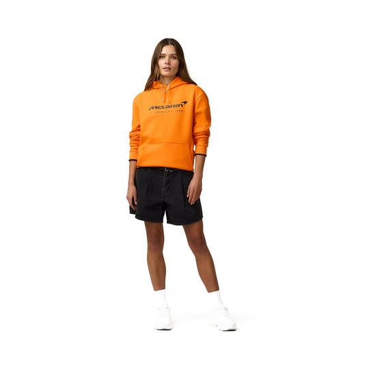 2025 McLaren F1 UK Mens Essentials Hoodie orange