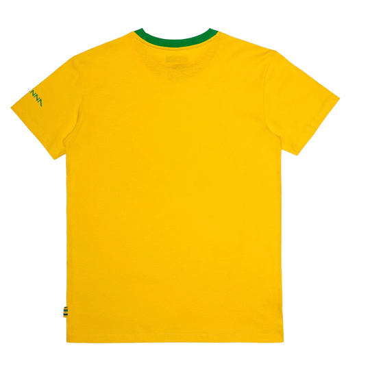 Camiseta Ayrton Senna Collection Ayrton Senna Brazil 2026 amarilla