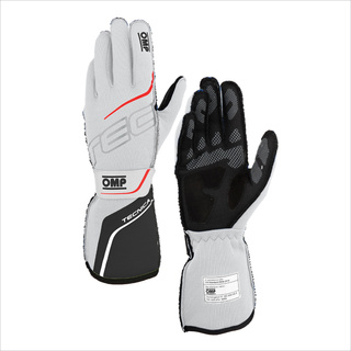 OMP Italy TECNICA MY21 Racing Gloves White (FIA)