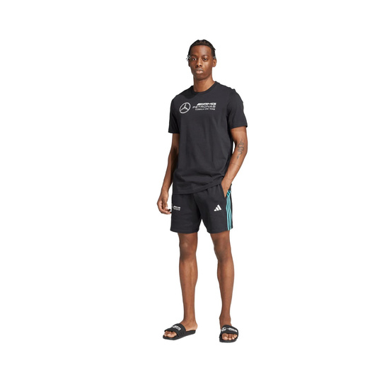 2025 Mercedes AMG Petronas F1 Mens Logo T-shirt black