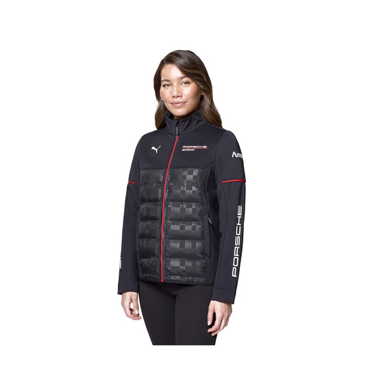 2025 Porsche Motorsport Ladies Team Hybrid Jacket Black
