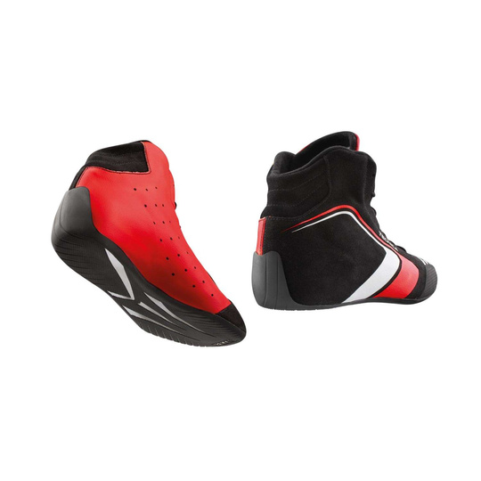 OMP Italy TECNICA MY21 Racing Shoes Black/Red (FIA )