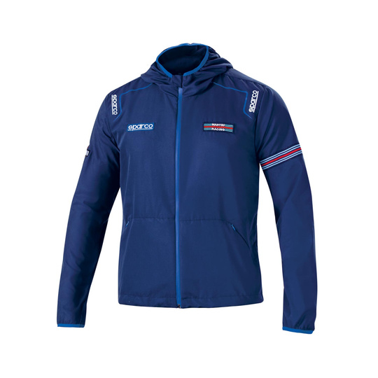 Veste imperméable Sparco Wilson Martini Racing bleu marine