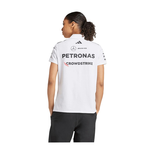 Polo Team mujer Mercedes AMG F1 blanco
