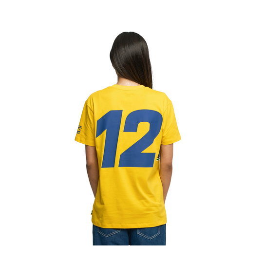 2025 Ayrton Senna F1 Collection Mens Hashtag T-Shirt yellow