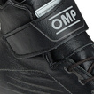 OMP One EVO FX Leather Racing Shoes Black (FIA)