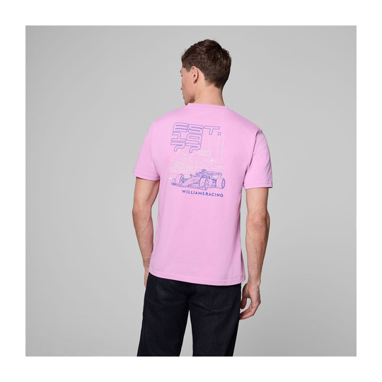 2025 Williams F1 Racing Men's Night T-Shirt