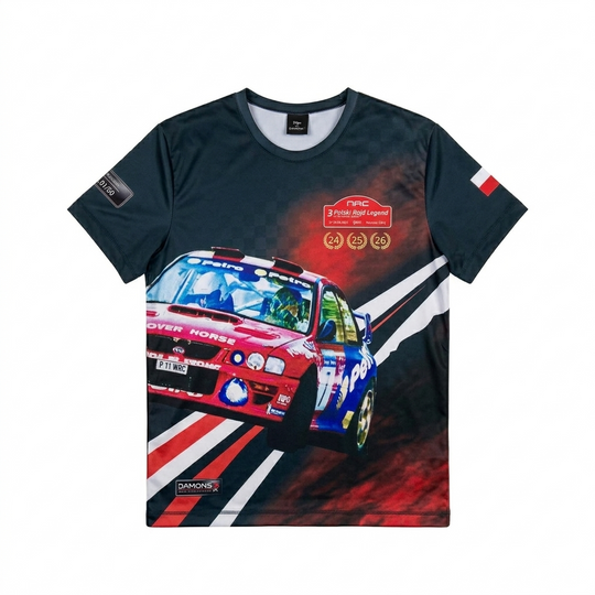 T-shirt Leszek Kuzaj Kuzi 1999 Impreza WRC
