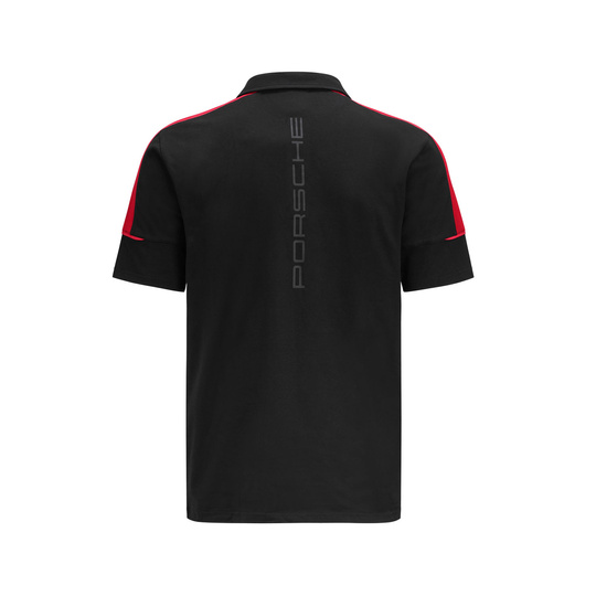 Porsche Motorsport Logo Polo Shirt Black