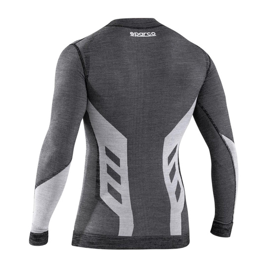 Camiseta interior de cuello alto Sparco RW-10 Shield PRO gris (FIA)