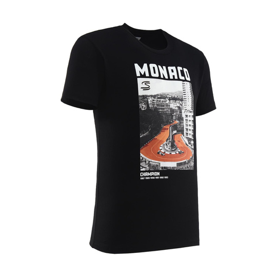 2025 Ayrton Senna F1 Collection Mens Monaco Graphic T-Shirt