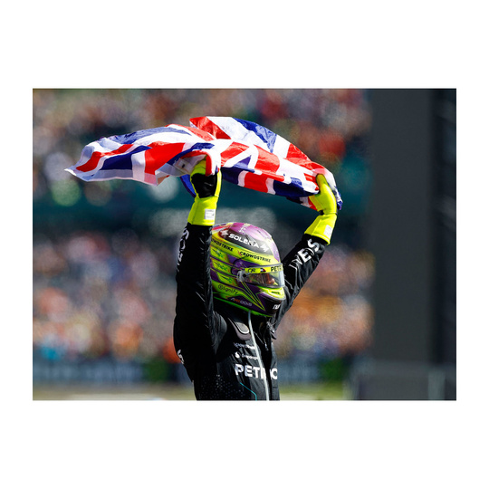 Mercedes AMG Petronas F1 1:5 Lewis Hamilton helmet British GP 2024