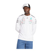 Camiseta de manga larga para hombre Team Mercedes AMG F1 2025 blanco