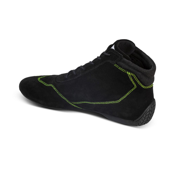 Sparco Italy SLALOM MY22 Racing Shoes Black/Green (FIA)
