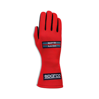 Sparco Italy LAND Martini Racing Rally Gloves MY25 red (FIA)