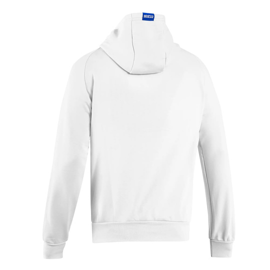 Sweat à capuche Sparco Gulf blanc