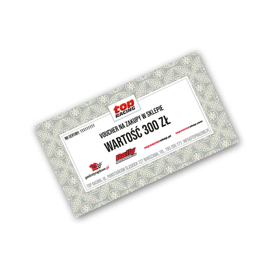 Cheque regalo Top Racing 300 PLN