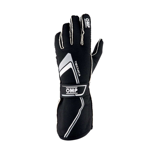 OMP Italy TECNICA MY21 Racing Gloves Black (FIA)