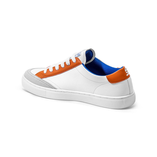 Sparco S-Time Racing Shoes White/Orange
