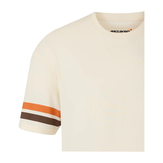 2025 McLaren F1 Mens Austin GP Edition T-Shirt beige